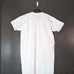 T-shirt - anvil brand. One size fits all. White short sleeve. T-shirt dress